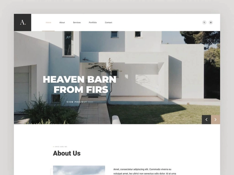 Archi - Free Architect Portfolio HTML CSS Website Template